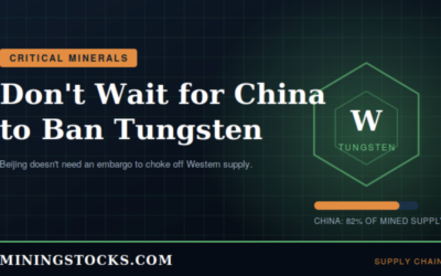 Don’t Wait for China to Ban Tungsten